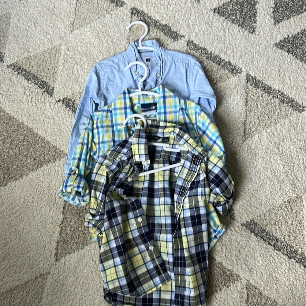 Toddler boy dress shirt bundle